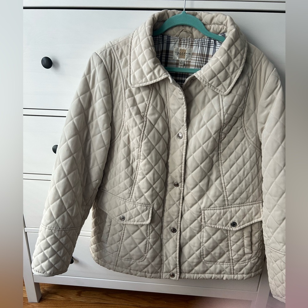 Quilted Cream Jacket